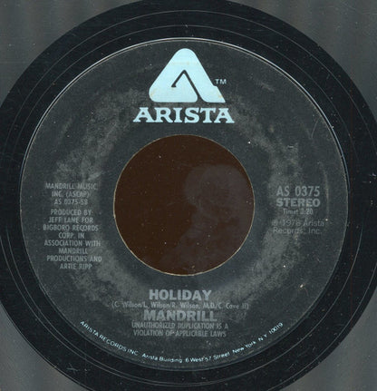 Mandrill : Too Late (7", Styrene, Ter)