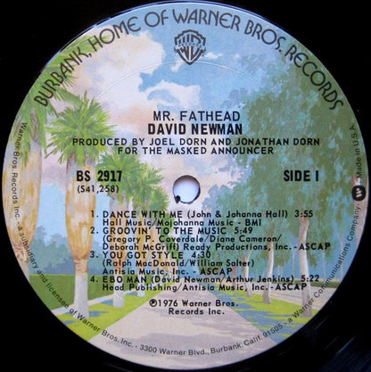 David "Fathead" Newman : Mr. Fathead (LP, Album, San)