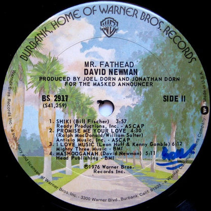 David "Fathead" Newman : Mr. Fathead (LP, Album, San)