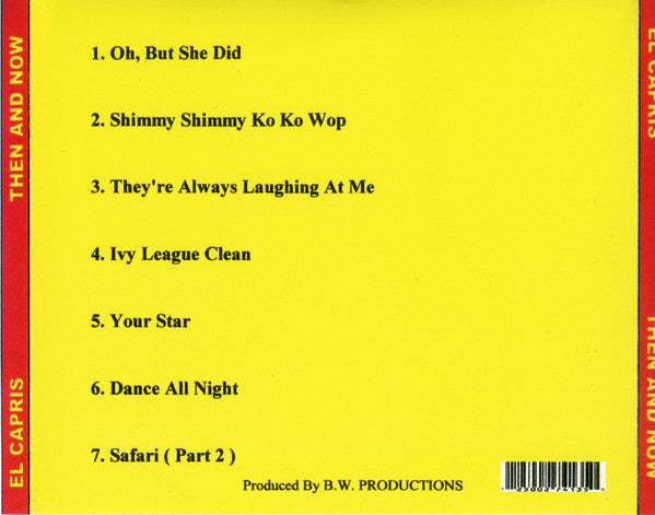 El-Capris : El Capris Then And Now (CDr, Comp)