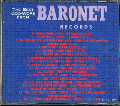 Various : The Best Doo-Wops From Baronet Records (CD, Comp)