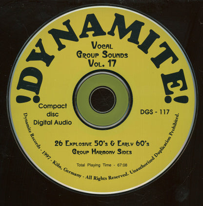 Various : Dynamite Group Sounds Vol. 17 - 26 Explosive Group Harmony Sides! (CD, Comp)