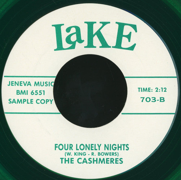 Ray Allen And The Upbeats / The Cashmeres : Let Them Talk / Four Lonely Nights (7", Promo, Unofficial, Gre)