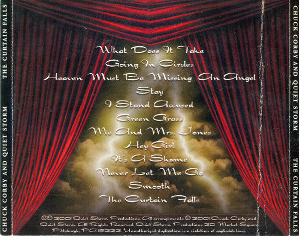 Chuck Corby And Quiet Storm : The Curtain Falls (CD)