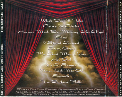 Chuck Corby And Quiet Storm : The Curtain Falls (CD)