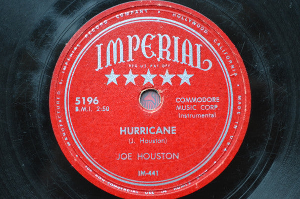 Joe Houston : Bobby Sox Ramble (Shellac, 10", Single, Mono)