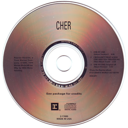 Cher : One By One (CD, Single, Sli)