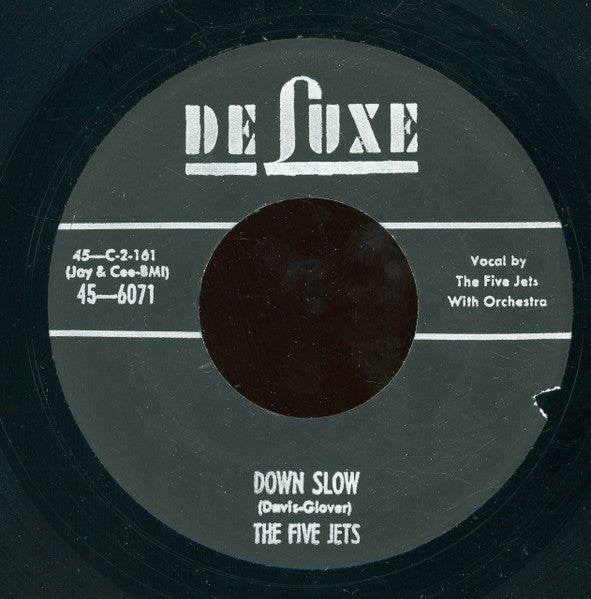 The Five Jets : Please Love Me Baby / Down Slow (7", RE)