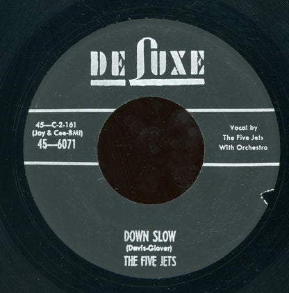 The Five Jets : Please Love Me Baby / Down Slow (7", RE)