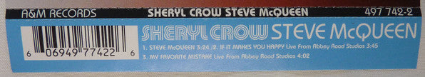 Sheryl Crow : Steve McQueen (CD, Single)