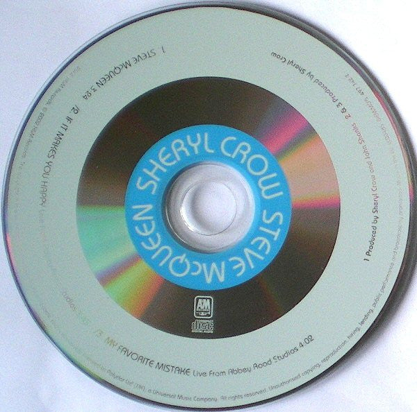 Sheryl Crow : Steve McQueen (CD, Single)