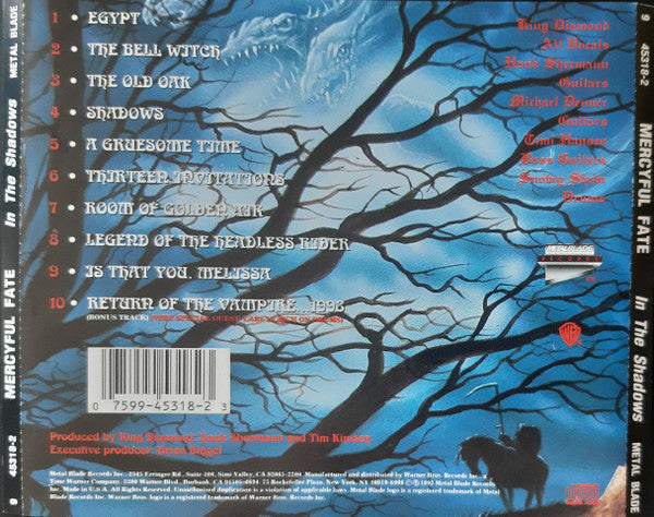 Mercyful Fate : In The Shadows (CD, Album)