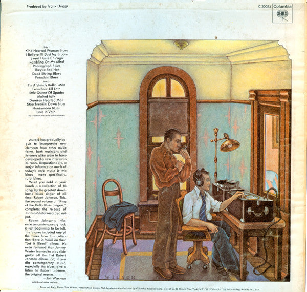 Robert Johnson : King Of The Delta Blues Singers (Vol. II) (LP, Album, Comp, Mono, Ter)