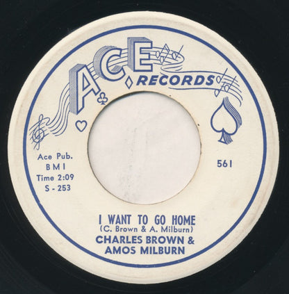 Charles Brown & Amos Milburn : I Want To Go Home (7", Single)