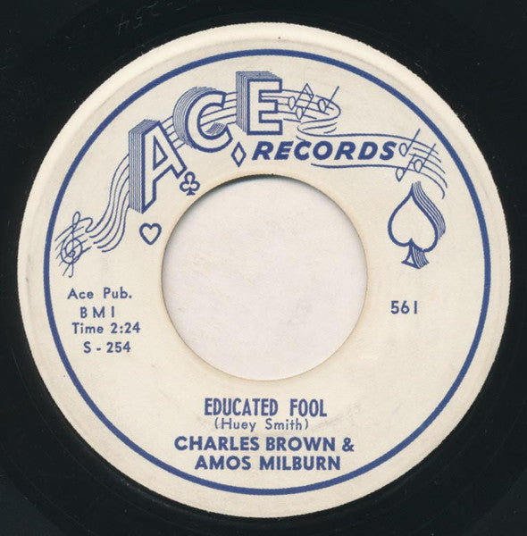 Charles Brown & Amos Milburn : I Want To Go Home (7", Single)