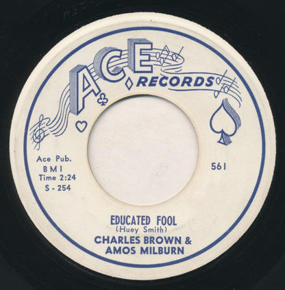 Charles Brown & Amos Milburn : I Want To Go Home (7", Single)