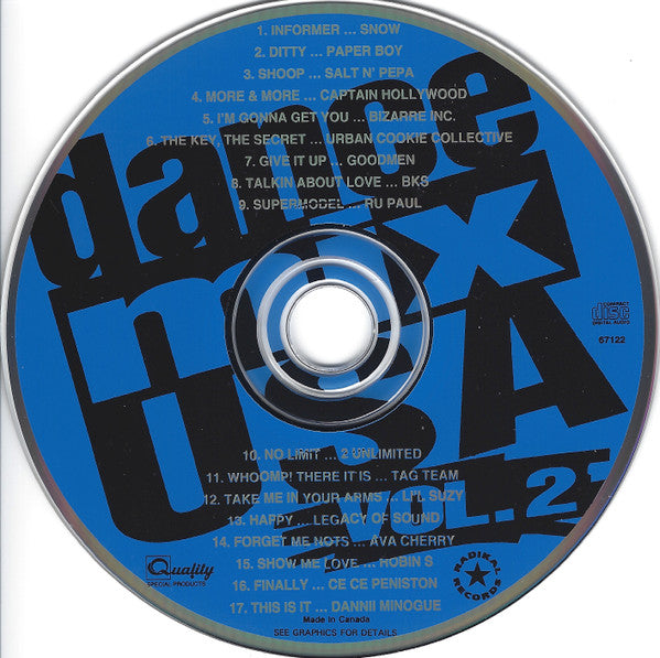 Various : Dance Mix USA Vol. 2 (CD, Comp, P/Mixed)