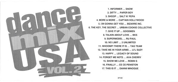 Various : Dance Mix USA Vol. 2 (CD, Comp, P/Mixed)