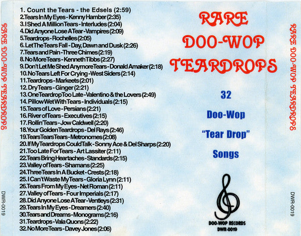 Various : Rare Doo-Wop Teardrops (CDr, Comp)