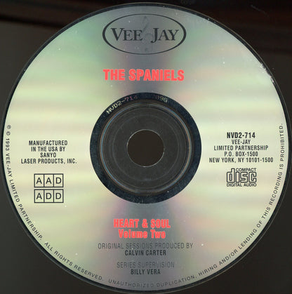 The Spaniels : Heart & Soul Volume Two (CD, Comp)