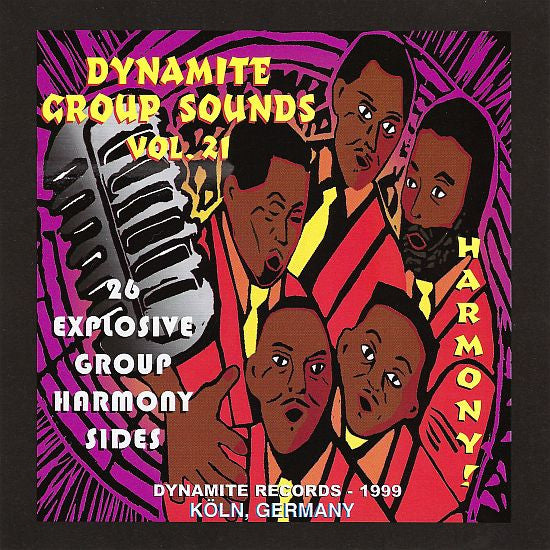 Various : Dynamite Group Sounds Vol. 21 - 26 Explosive Group Harmony Sides (CD, Comp)