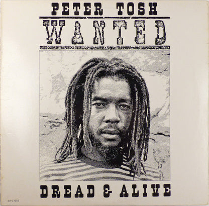 Peter Tosh : Wanted Dread & Alive (LP, Album, Win)