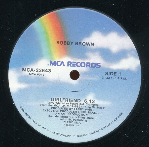 Bobby Brown : Girlfriend (12" Version) (12")