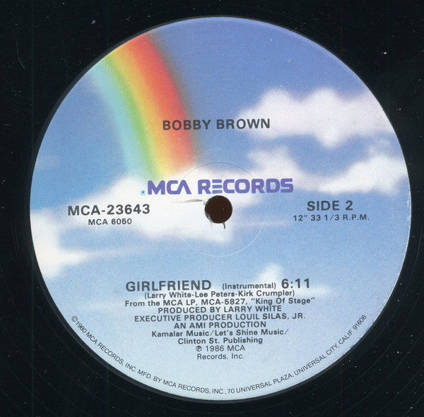 Bobby Brown : Girlfriend (12" Version) (12")