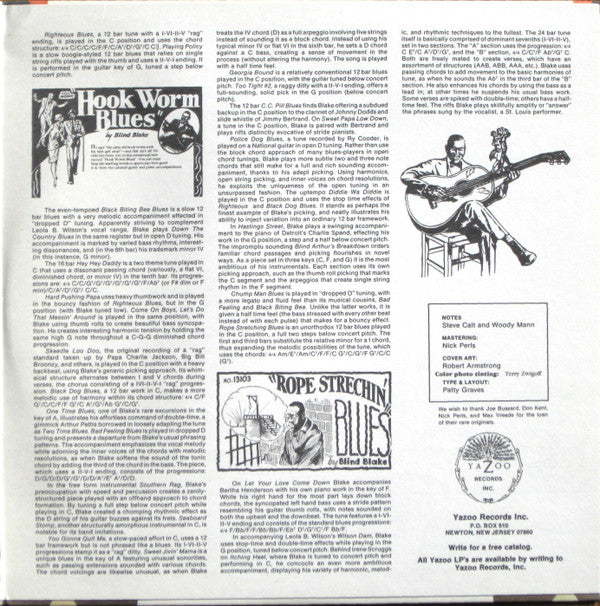 Blind Blake : Ragtime Guitar's Foremost Fingerpicker (2xLP, Comp, Mono)