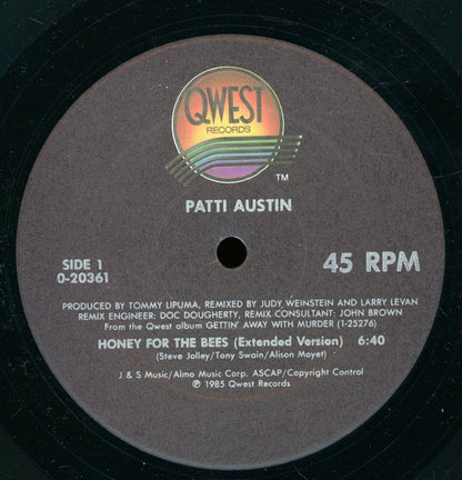 Patti Austin : Honey For The Bees (12", Maxi, SRC)