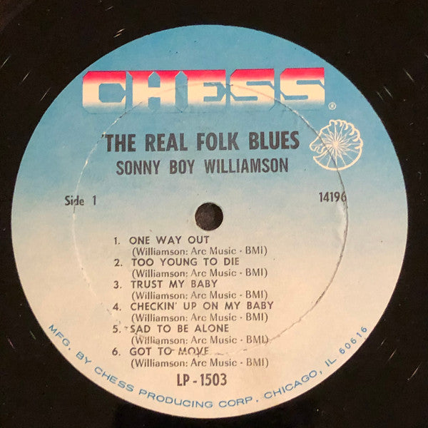 Sonny Boy Williamson (2) : The Real Folk Blues (LP, Album, Mono)