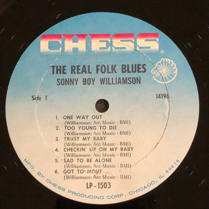 Sonny Boy Williamson (2) : The Real Folk Blues (LP, Album, Mono)