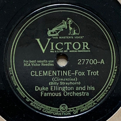 Duke Ellington And His Orchestra : Clementine / Five O'Clock Drag (Shellac, 10", RE, Ind)