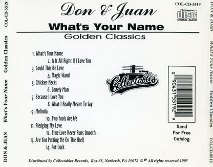 Don & Juan : What's Your Name Golden Classics (CD, Comp)