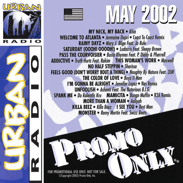 Various : Promo Only Urban Radio: May 2002 (CD, Comp, Promo)
