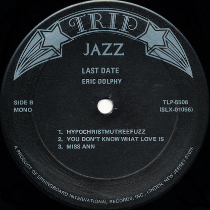Eric Dolphy : Last Date (LP, Album, RE)