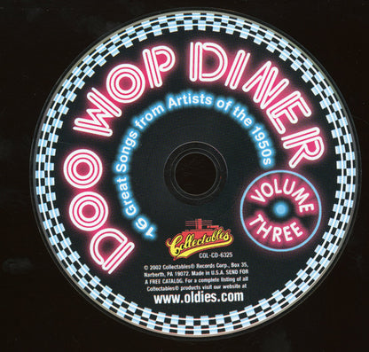 Various : Doo Wop Diner Volume Three (CD, Comp)