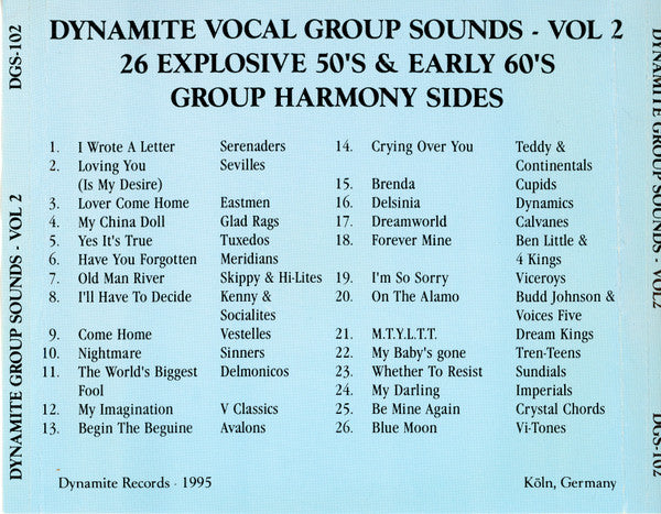 Various : Dynamite Vocal Group Sounds Vol. 2 : 26 Explosive Group Harmony Sides! (CD, Comp)