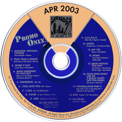 Various : Promo Only Urban Radio: April 2003 (CD, Comp, Promo)