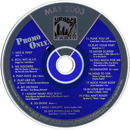 Various : Promo Only Urban Radio: May 2003 (CD, Comp, Promo)