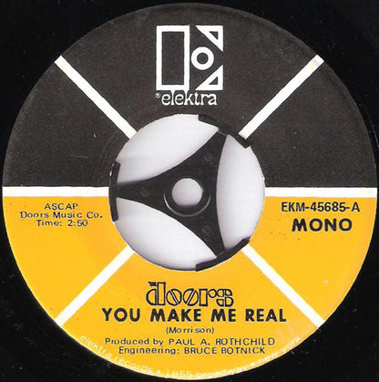 The Doors : You Make Me Real / Roadhouse Blues (7", Single, Mono)