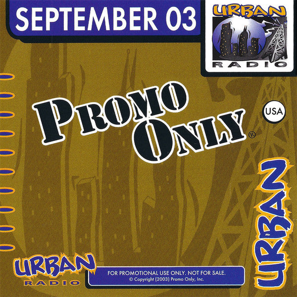 Various : Promo Only Urban Radio: September 2003 (CD, Comp, Promo)