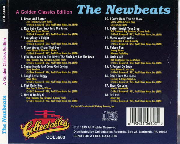 The Newbeats : A Golden Classics Edition (CD, Comp, RE)