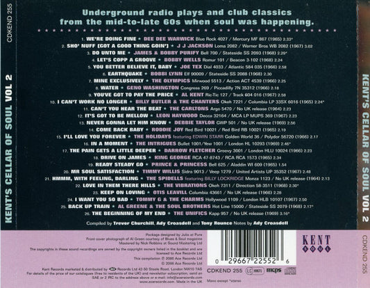 Various : Kent's Cellar Of Soul (Volume 2) (CD, Comp)