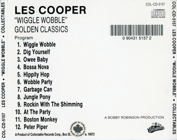 Les Cooper : Wiggle Wobble: Golden Classics (CD, Album)