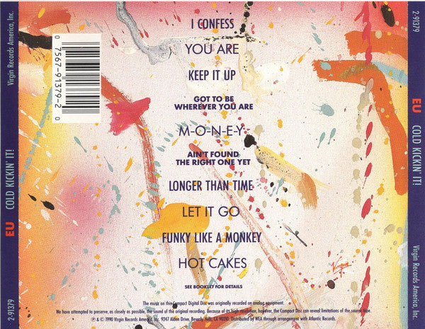 E.U. : Cold Kickin' It (CD, Album)