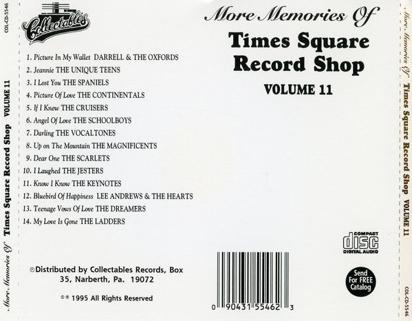 Various : More Memories Of Times Square Record Shop Volume 11 (CD, Comp)