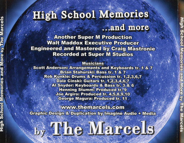 The Marcels : High School Memories ...And More  (CD, Album, Comp)