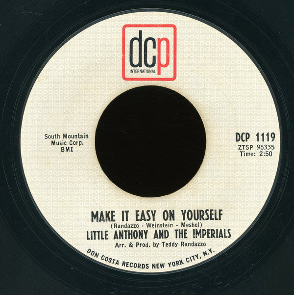 Little Anthony & The Imperials : Goin' Out Of My Head (7", Single, Mono, Styrene, Mon)