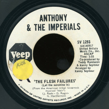 Little Anthony & The Imperials : The Flesh Failures  (Let The Sunshine In) / The Gentle Rain (7", Styrene)
